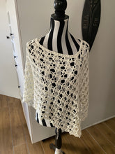 Load image into Gallery viewer, Handmade Crochet Cotton Summer Poncho
