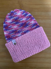 Load image into Gallery viewer, Handmade Reversible Knit Beanie
