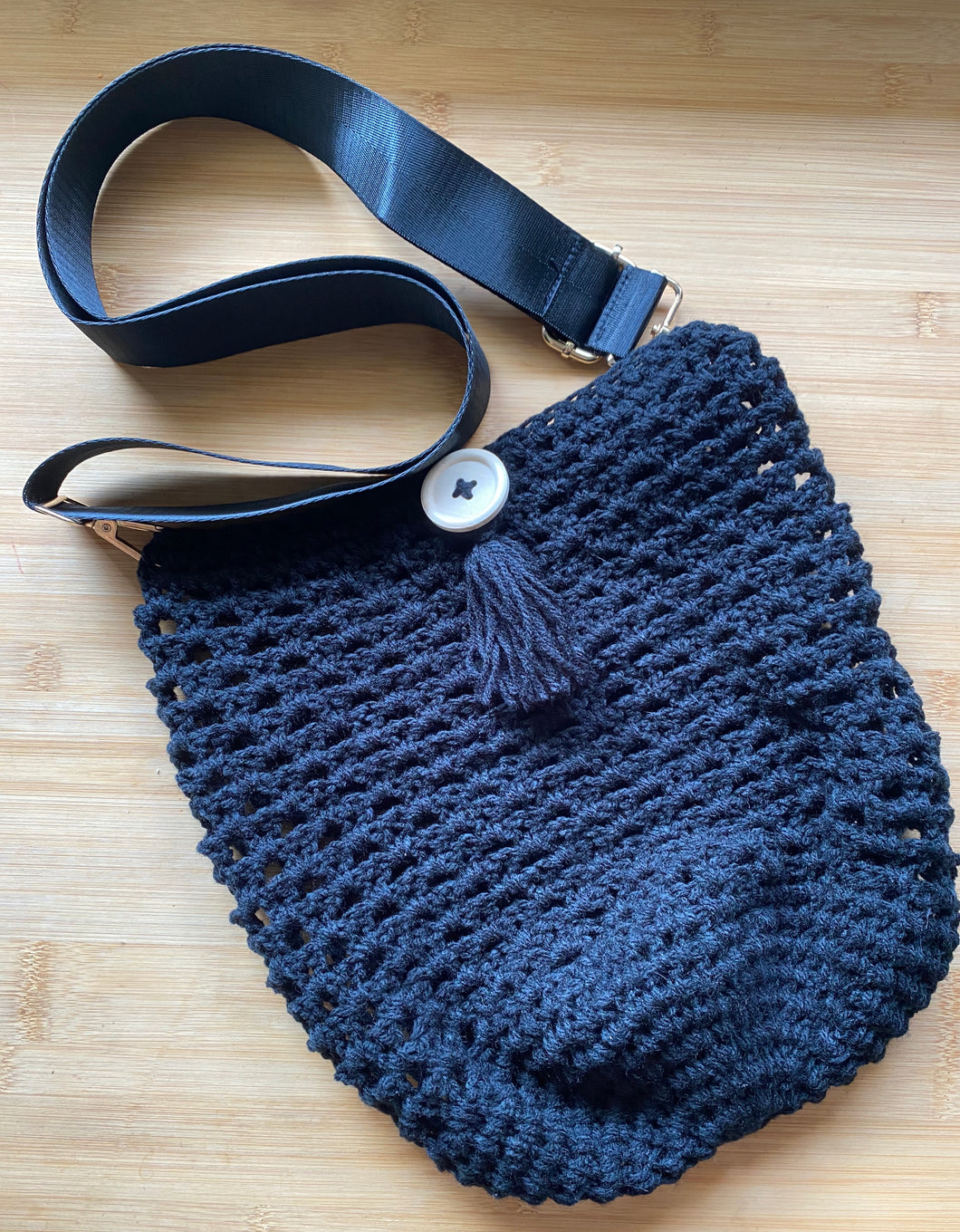 Hand Crochet Boho Crossbody Bag