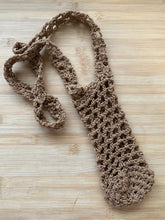 Load image into Gallery viewer, Crochet Water Bottle Crossbody Bag
