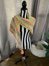 Load image into Gallery viewer, Hand Crochet Cape / Wrap Scarf
