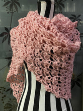 Load image into Gallery viewer, Hand Crochet Cape / Wrap Scarf - Sparkle
