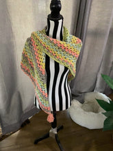 Load and play video in Gallery viewer, Hand Crochet Cape / Wrap Scarf
