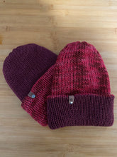 Load image into Gallery viewer, Handmade Reversible Knit Beanie
