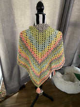 Load image into Gallery viewer, Hand Crochet Cape / Wrap Scarf
