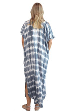 Load image into Gallery viewer, Cold Shoulder Mykonos Dress Shibori Print
