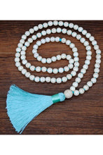 Load image into Gallery viewer, Hand Knotted Semi-Precious Stone Bead Long Necklace
