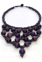 Load image into Gallery viewer, Handcrafted Wooden Bead Statement Necklace
