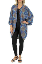 Load image into Gallery viewer, Kimono Jacket Mosaic Print
