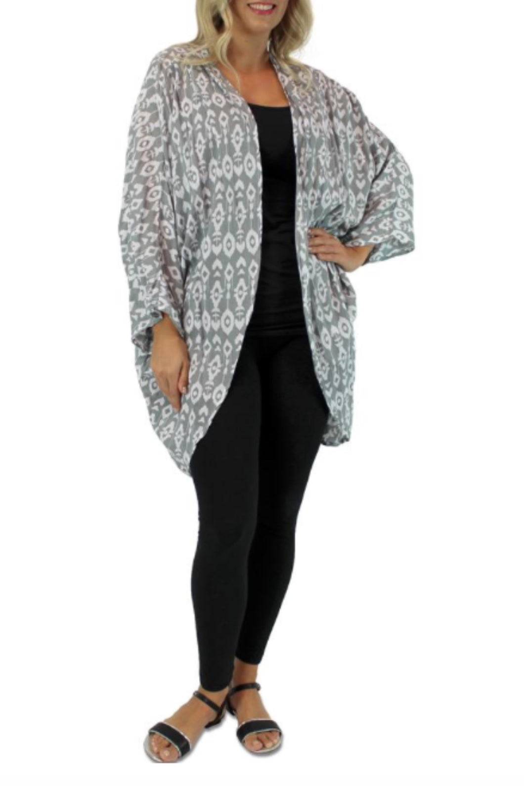 Kimono Jacket Sabu Print