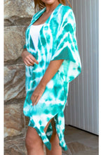 Load image into Gallery viewer, Kimono Jacket Tie Dye Print
