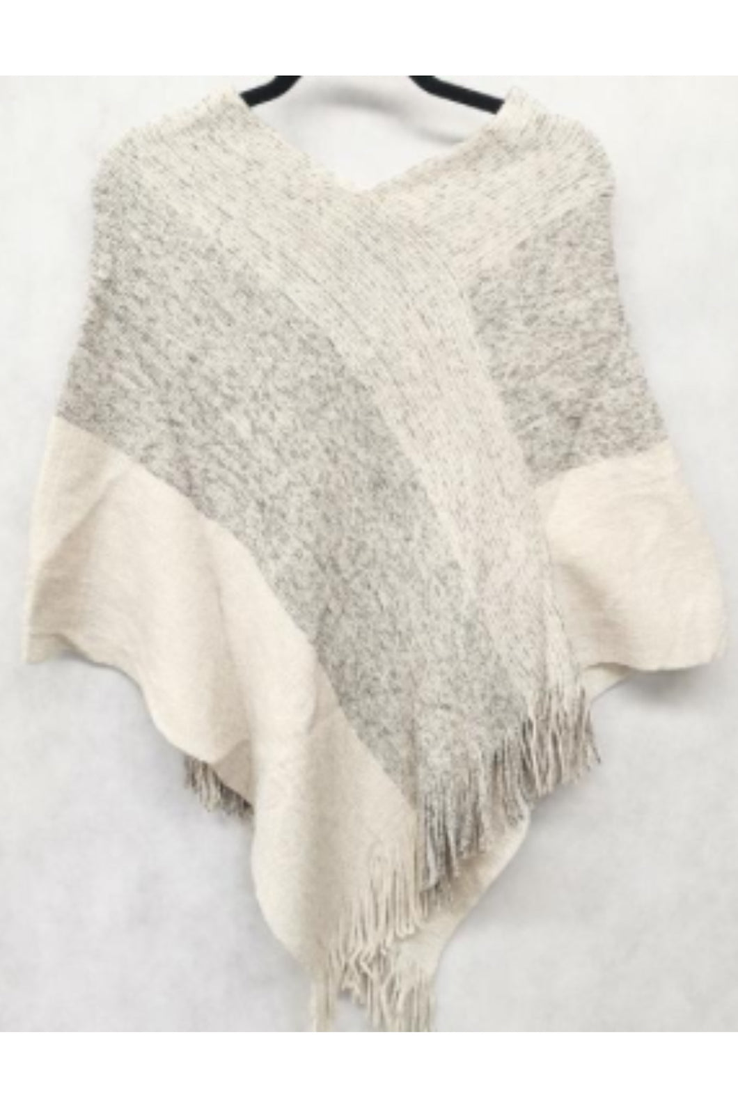 Knitted Poncho Ombre Pattern