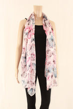 Load image into Gallery viewer, Large Cotton Feel Scarf Butterfly Print
