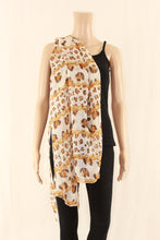 Load image into Gallery viewer, Large Cotton Feel Scarf Chain Print
