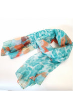 Load image into Gallery viewer, Large Cotton Feel Scarf Scale Print
