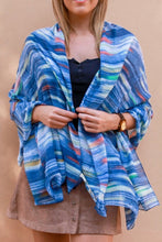 Load image into Gallery viewer, Large Cotton Feel Scarf Stripe Print
