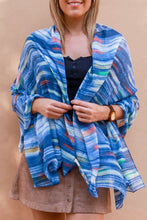 Load image into Gallery viewer, Large Cotton Feel Scarf Stripe Print
