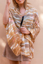 Load image into Gallery viewer, Large Cotton Feel Scarf Stripe Print
