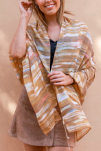 Load image into Gallery viewer, Large Cotton Feel Scarf Stripe Print
