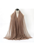 Load image into Gallery viewer, Large Cotton Scarf Plain
