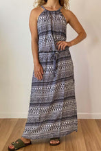 Load image into Gallery viewer, Long Chloe Dress Diamond Print
