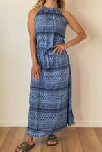 Load image into Gallery viewer, Long Chloe Dress Diamond Print
