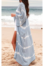 Load image into Gallery viewer, Long Kimono Jacket Tie Dye Print
