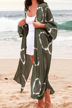 Load image into Gallery viewer, Long Kimono Jacket Tie Dye Print
