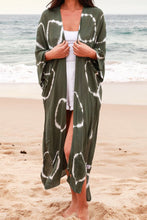 Load image into Gallery viewer, Long Kimono Jacket Tie Dye Print
