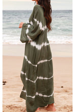 Load image into Gallery viewer, Long Kimono Jacket Tie Dye Print
