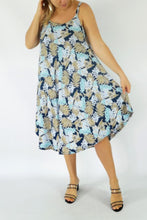 Load image into Gallery viewer, Mid Length Montego Dress Kauai Print
