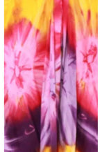 Load image into Gallery viewer, Mid Length Tube Sarong with Coconut Shell Buckle Tie Dye
