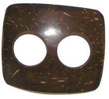 Load image into Gallery viewer, Carved Coconut Shell Sarong Buckle
