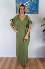 Load image into Gallery viewer, Cold Shoulder Mykonos Dress Plain
