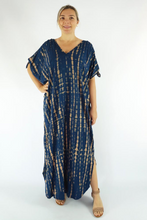 Load image into Gallery viewer, Cold Shoulder Mykonos Dress Soba Print
