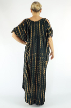 Load image into Gallery viewer, Cold Shoulder Mykonos Dress Soba Print
