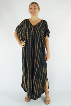 Load image into Gallery viewer, Cold Shoulder Mykonos Dress Soba Print
