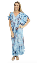 Load image into Gallery viewer, Cold Shoulder Mykonos Dress Tie Dye Print
