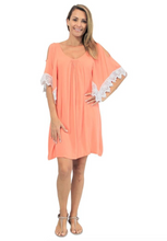 Load image into Gallery viewer, Cold Shoulder Short Garden Dress Plain
