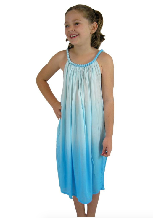 Girls Delta Dress Ombre Print