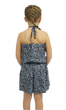 Load image into Gallery viewer, Girls Jumpsuit Cheetah Print
