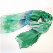 Load image into Gallery viewer, Large Cotton Feel Scarf Paint Print
