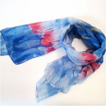 Load image into Gallery viewer, Large Cotton Feel Scarf Paint Print
