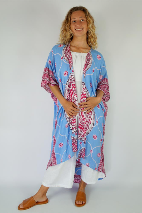 Long Cape Bling Tunisia Print