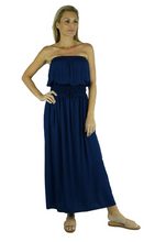 Load image into Gallery viewer, Long Tube Dress Plain
