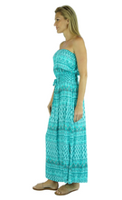 Load image into Gallery viewer, Long Tube Dress Tuscany Print
