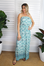Load image into Gallery viewer, Long Tube Dress Polly Print
