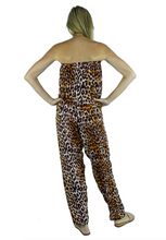 Load image into Gallery viewer, Long Jumpsuit Leopard Print
