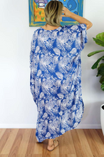 Load image into Gallery viewer, Long Kaftan Dress Palm Cove Print
