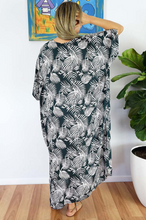 Load image into Gallery viewer, Long Kaftan Dress Palm Cove Print
